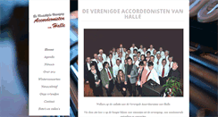 Desktop Screenshot of accordeonistenhalle.be
