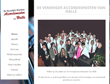 Tablet Screenshot of accordeonistenhalle.be